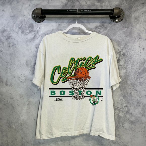 vintage 90 Basketball Boston Celtics Deadstock Basketball Shirt champions 90 - Picture 1 of 2
